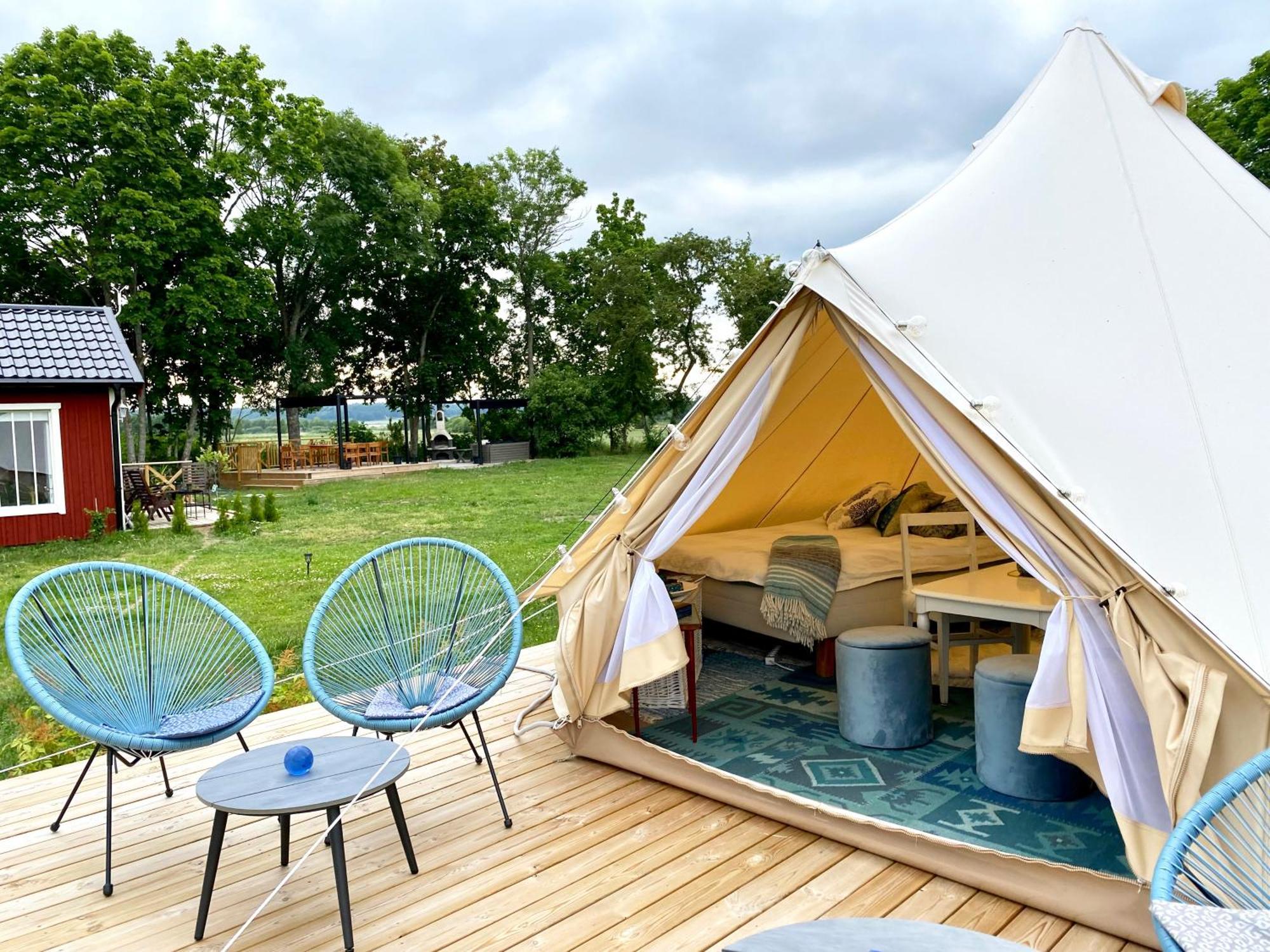 ホテル Soerby Glamping Klockrike エクステリア 写真