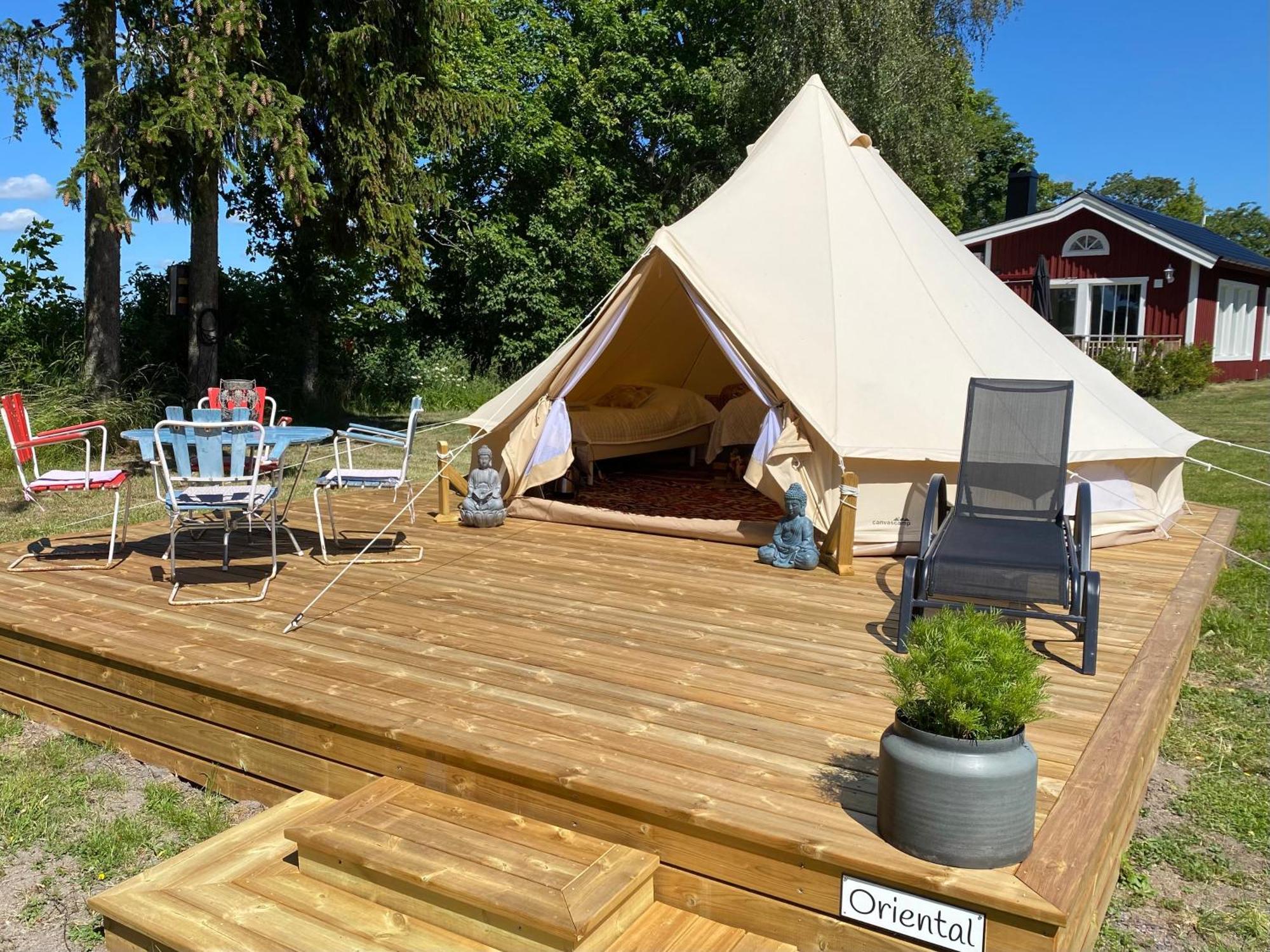 ホテル Soerby Glamping Klockrike エクステリア 写真
